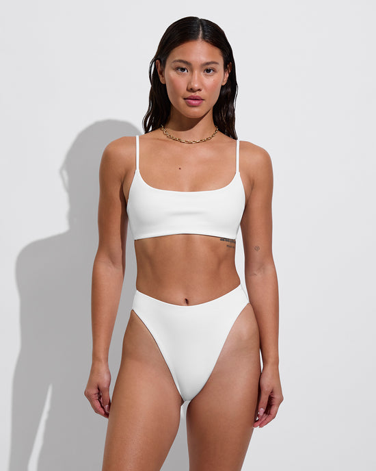 Pool Days Top - Coconut (Size S)