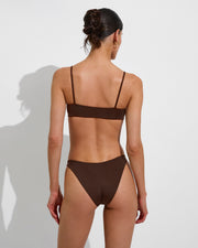 Pool Days Top + Dip Bottom - Cold Brew (Size S)