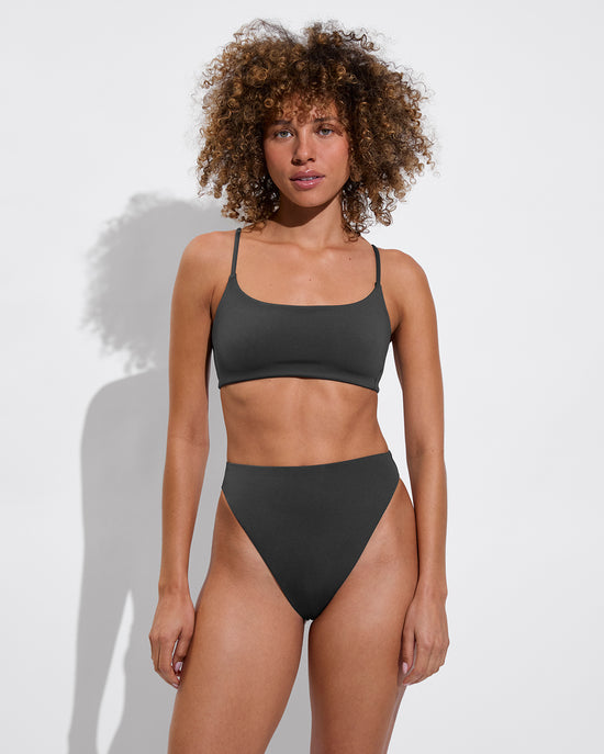 Pool Days Top + Super Hi Hi Bottom - Eclipse (Size S)