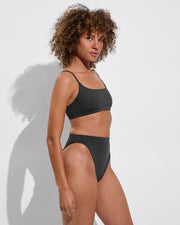 Pool Days Top + Super Hi Hi Bottom - Eclipse (Size S)