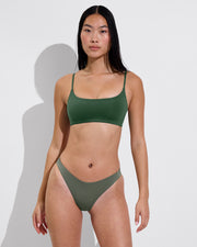 Pool Days Top - Tropics + Dip Bottom - Agave (Size S)