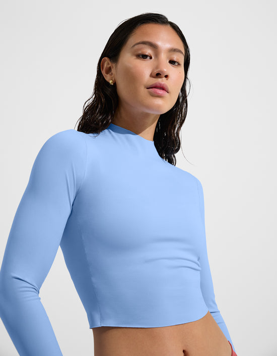 Rays Long Sleeve Top - Blue Skies (Size S)