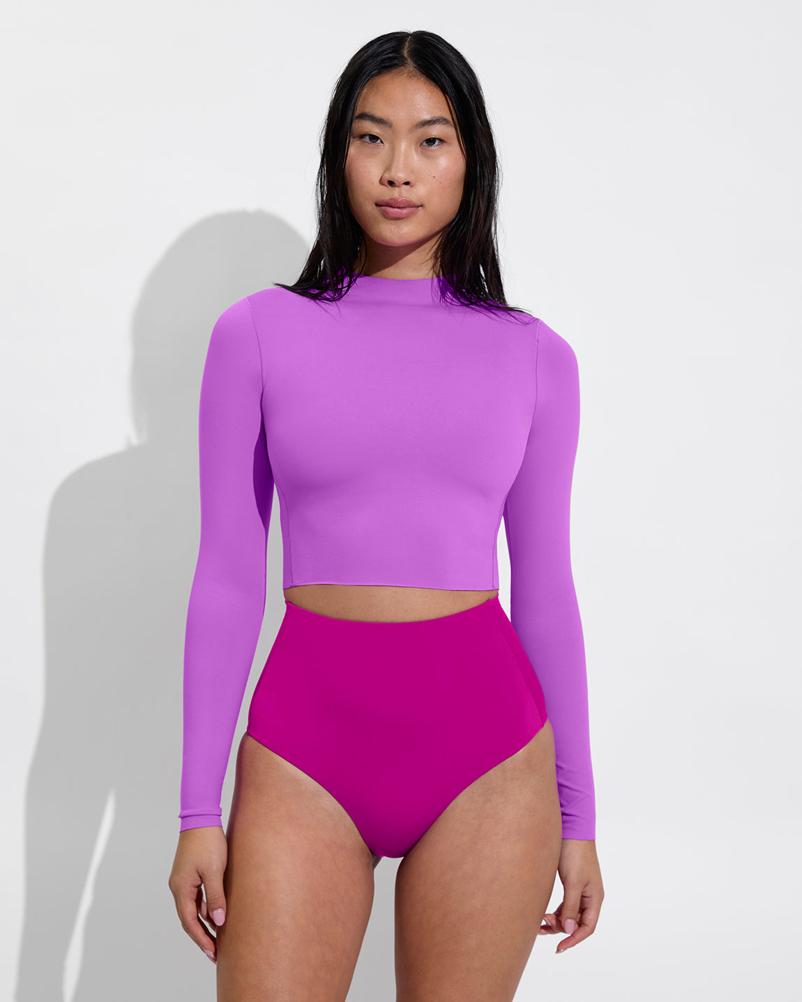 Rays Long Sleeve - Punch + Hi Hi Bottom -  Aloha (Size S)