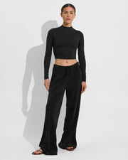 Rays Long Sleeve Top + Journey Pant - Jet (Size S)