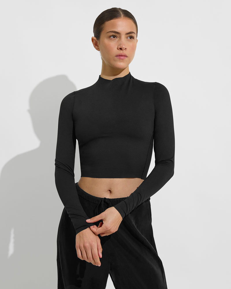 Rays Long Sleeve Top + Journey Pant - Jet (Size S)