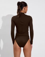 Rays Long Sleeve Top *Long + Hi Hi Bottom - Cold Brew (Size S)