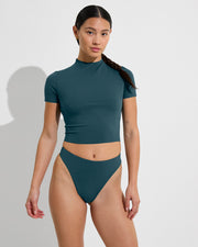 Rays Short Sleeve Top - Deep End (Size S)