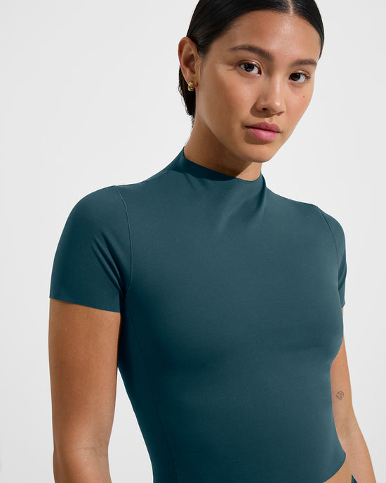 Rays Short Sleeve Top - Deep End (Size S)