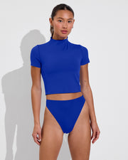 Rays Short Sleeve Top + Super Hi Hi Bottom - First Place (Size S)