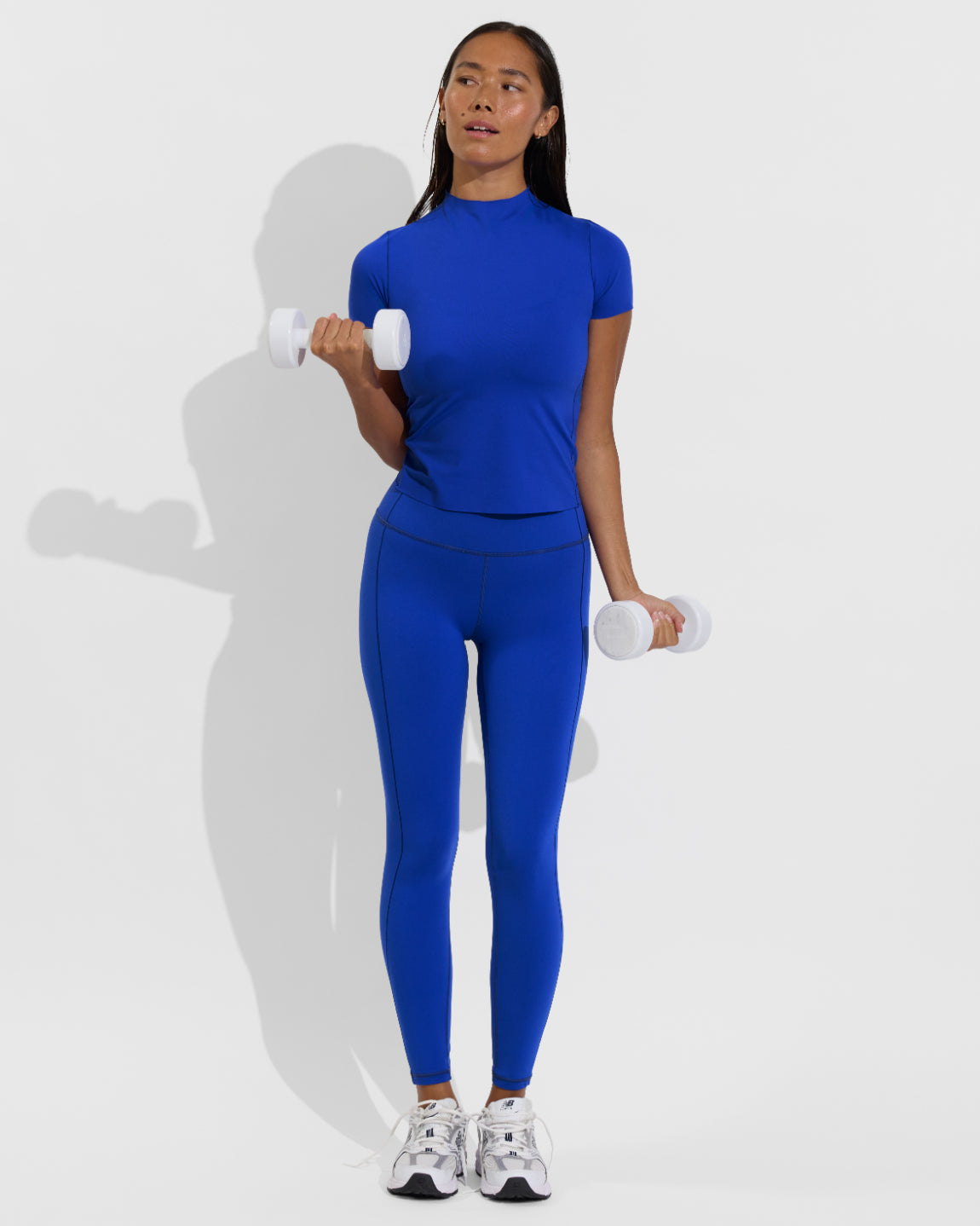 Rays Short Sleeve Top *Long + Super Moves Tight - First Place (Size S)