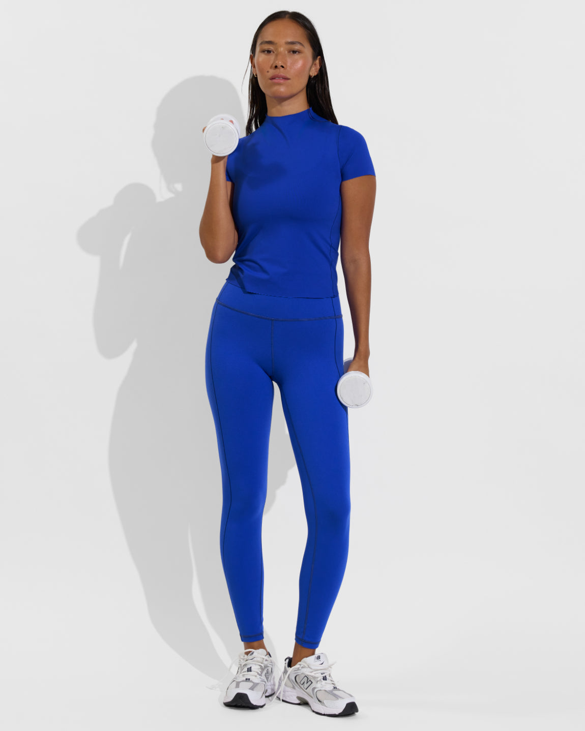 Rays Short Sleeve Top *Long + Super Moves Tight - First Place (Size S)
