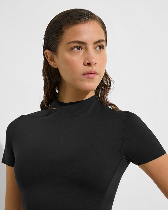Rays Short Sleeve Top - Jet (Size S)