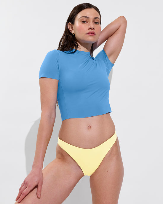 Rays Short Sleeve Top - Point Break + Dip Bottom - Melt (Size S) 