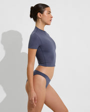 Rays Short Sleeve Top + Wear To Bottom - Varsity (Size S)