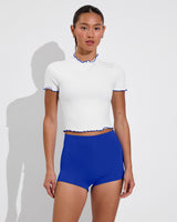 Rays SS Top *Wavy - Coconut / First Place