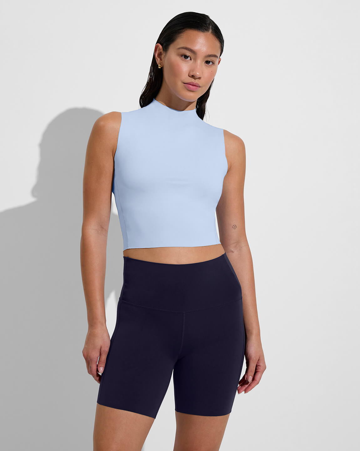 Rays Sleeveless Top - Blue Skies + Super Moves Short 5" - Sprint (Size S)