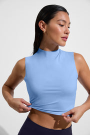 Rays Sleeveless Top - Blue Skies (Size S)