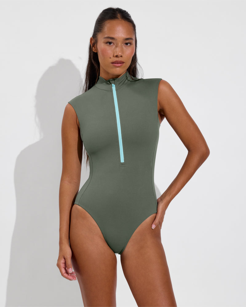 Rays Suit *Sleeveless - Agave / Drift (Size S)