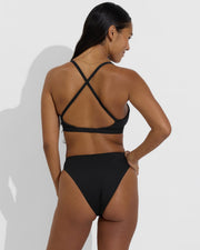 Reef Top D+ (32DD) + Hi Hi Bottom - Jet (Size S)
