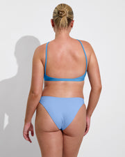 Reef Top D+ - Point Break (36DD) + Dip Bottom - Blue Skies (Size L)