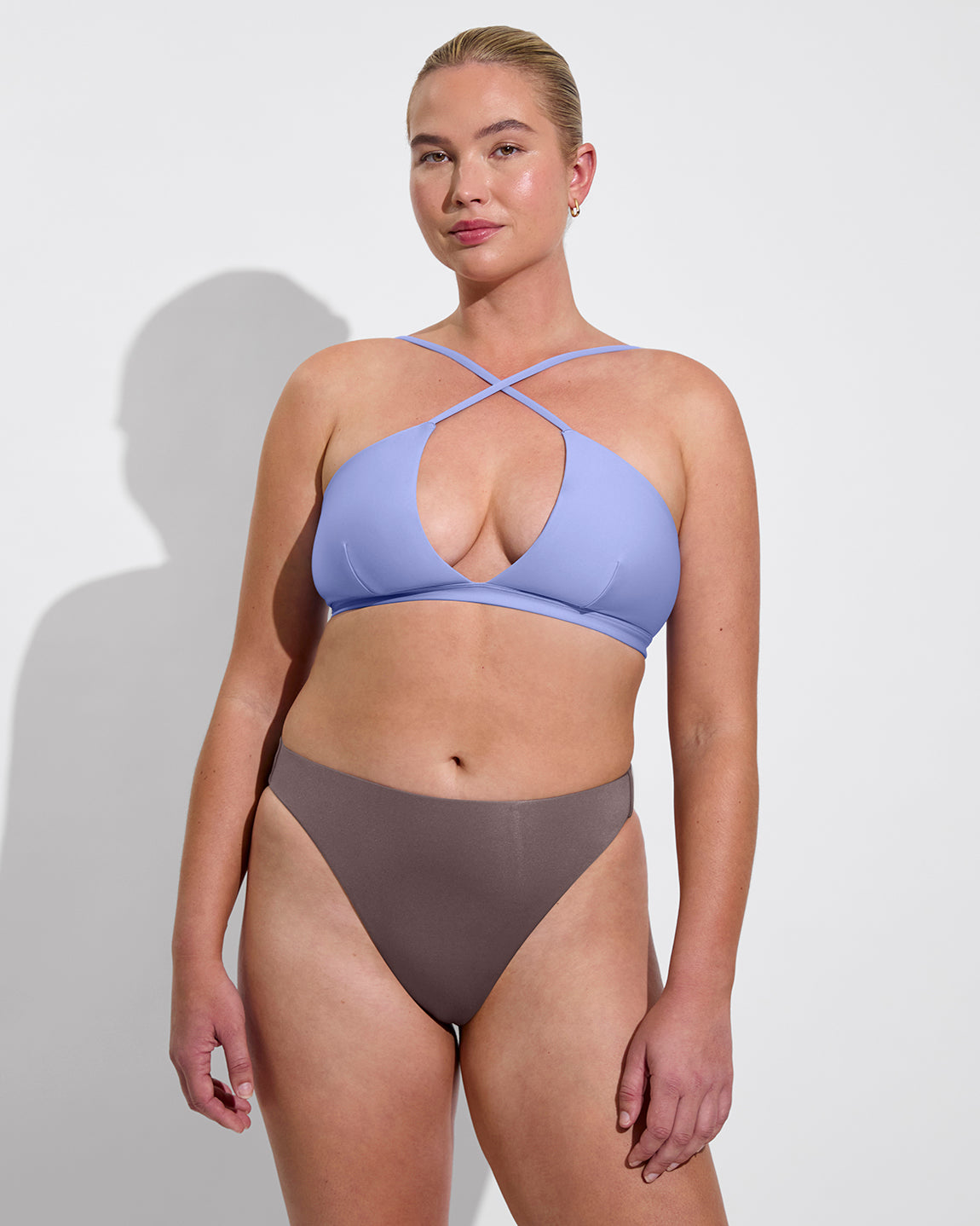 Reef Top D+ - Riptide (36DD) + Throwback Bottom - Stormy (Size L)