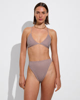 Super Hi Hi Bottom - Mini Splash Stripe Vertical: Tiki / Holiday