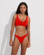 Sunday Top D+ (32DDD, Size S) + Streamline Bottom - Sweet Chili Heat (Size S)