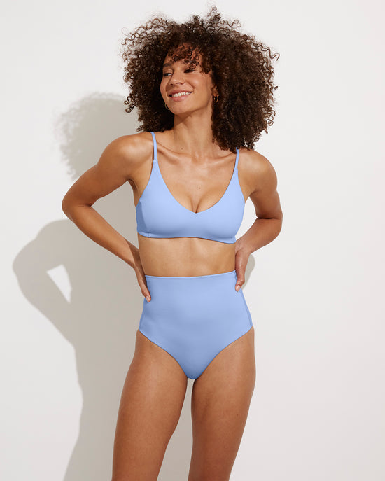Sunday Top + Hi Tide Bottom - Blue Skies (Size S)