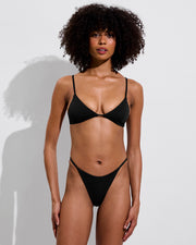 Sandy Top + Skinny Dip Thong - Jet (Size S)