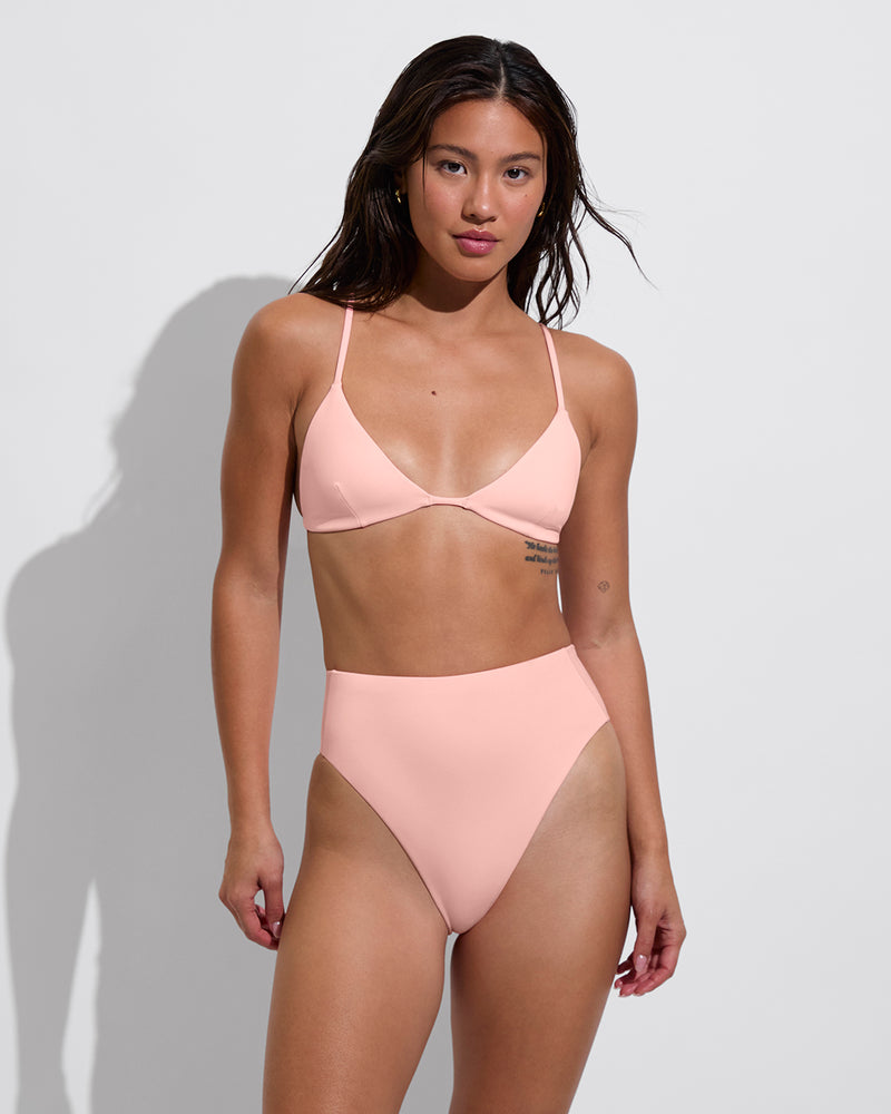 Sandy Top + Hi Hi Bottom - Salt (Size S)