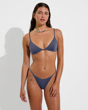 Sandy Top + Skinny Dip Bottom - Varsity (Size S)