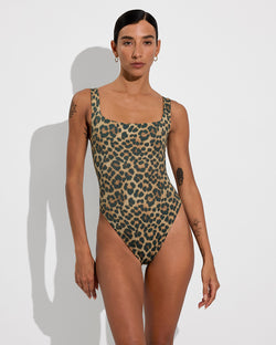 Streamline Suit - Brushed Leopard