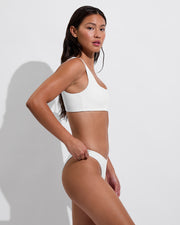 Streamline Top + Dip Bottom - Coconut (Size S)