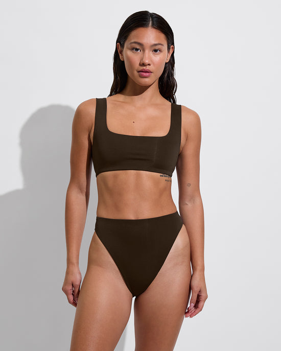 Streamline Top + Super Hi Hi Bottom - Cold Brew (Size S)