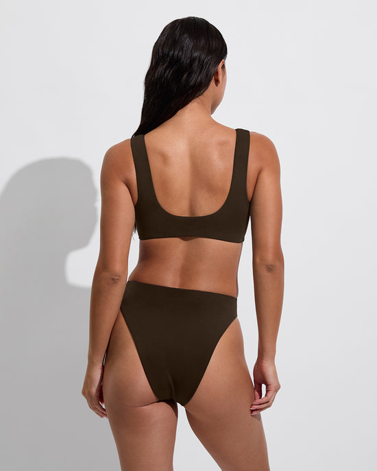 Streamline Top + Super Hi Hi Bottom - Cold Brew (Size S)