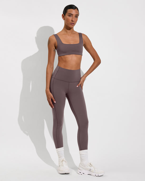 Streamline Top + Super Moves Tight - Stormy (Size S)