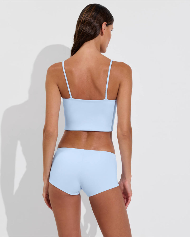 Sunday Tankini + Lo Lo Shortie - Blue Skies (Size S)