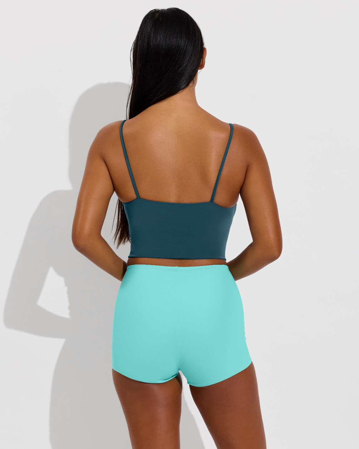 Sunday Tankini - Deep End + Hi Line Shortie - Drift (Size S)