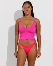 Sunday Tankini - Hot + Backside Thong - Rescue (Size S) 