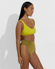Sunday Top D+ - Sour (32DD, Size S) + Hi Hi Bottom - Wild (Size S)