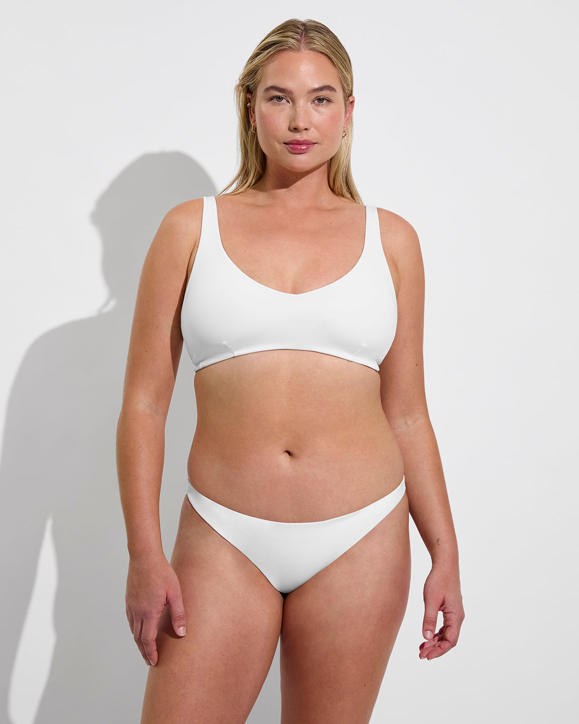 Sunday D+ Top (36DD, Size L) + Wear to Bottom - Coconut  (Size L) 