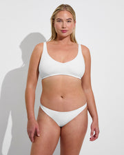 Sunday D+ Top (36DD, Size L) + Wear to Bottom - Coconut  (Size L) 