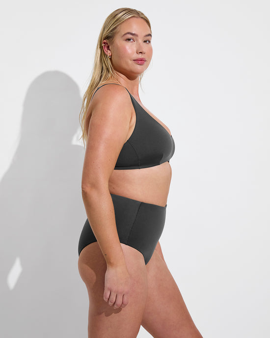 Sunday D+ Top (36DD, Size L) + Hi Tide Bottom - Eclipse (Size L)