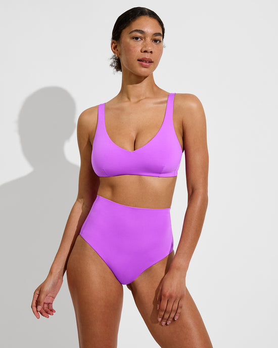 Sunday Top D+ (32D, Size S) + Hi Tide Bottom - Punch (Size S)
