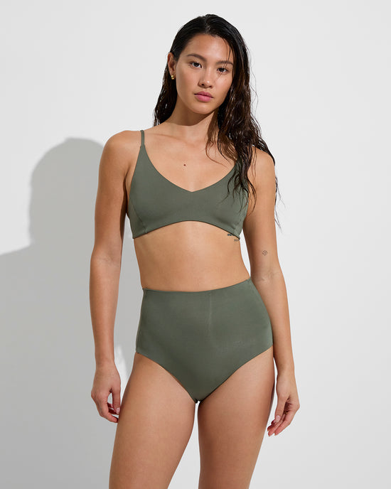 Sunday Top + Hi Tide Bottom - Agave (Size S)