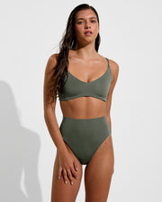 Sunday Top + Hi Hi Bottom - Agave (Size S)