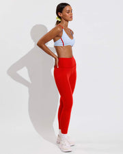 Sunday Top - Blue Skies / Sweet Chili Heat + Super Moves Tight - Sweet Chili Heat (Size S)