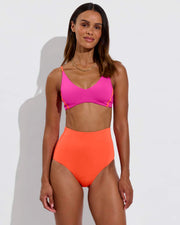 Sunday Top - Hot / Aperol + Hi Tide Bottom - Aperol (Size S)