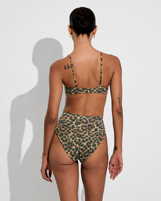 Sunday Top + Hi Hi Bottom - Brushed Leopard (Size S)