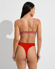 Sunday Top - Camp + Throwback Thong - Sweet Chili Heat (Size S)
